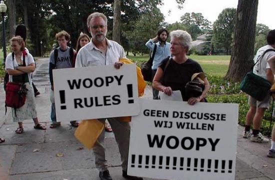 het Woopy protest